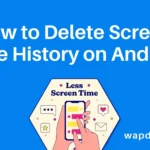 How to Delete Screen Time History on Android